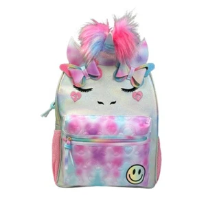 Rosa und mehrfarbig verschönern Einhorn Charakter XL Rucksack - Bild 1 von 7