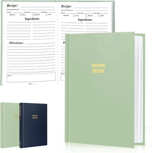 Perfect Blank Recipe Book - Recipe Book to Write in Your Own Recipes,Organize Yo - Picture 1 of 12