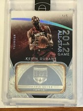 KEVIN DURANT 2014-15 EMINENCE 2012 ALL STAR GAME SILVER BASE 5/5 EBAY 1/1 RARE