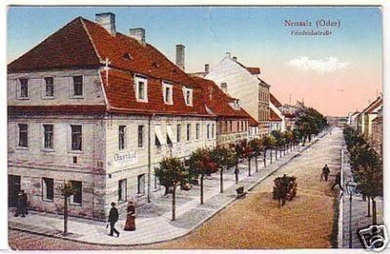 19245 Ak Neusalz an der Oder Friedrichstrasse um 1910 - Bild 1 von 1