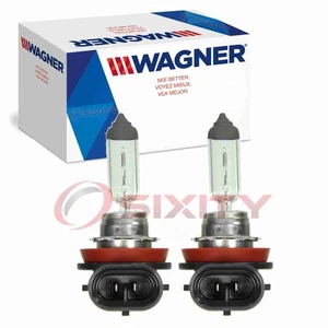 2 pc Wagner Front Fog Light Bulbs for 2003-2018 Porsche Cayenne Cayman Macan to - Picture 1 of 5