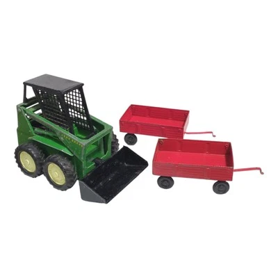 Lote de minicargadoras fundidas a presión John Deere 569-7611 vintage ERTL AÑOS 70 74-7650 vagones Foto 1 de 4