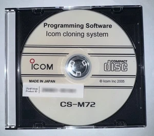 ICOM CS-M72 PROGRAMMING SOFTWARE FOR THE IC-M72 IC-M71 MARINE RADIO - Picture 1 of 1