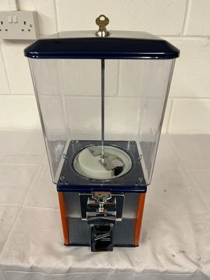 NORTHWESTERN SUPER 60 VENDING SWEET GUMBALL MACHINE ILLUSION ORANGE:MIDNIGHT BLU - Image 1 of 4