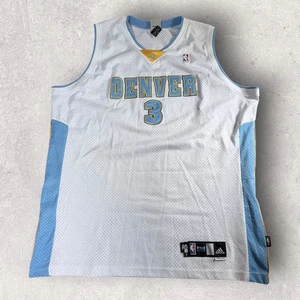 Vintage Adidas Allen Iverson #3 Denver Nuggets Authentic NBA Trikot Gr. 60 - Bild 1 von 11