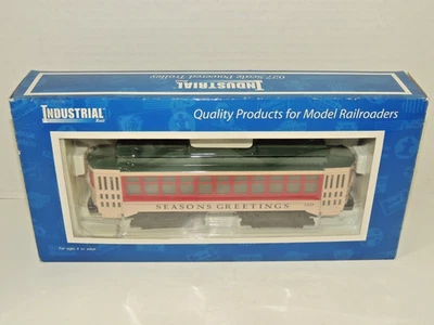 Industrial Rail Holiday Trolley Reverses #1225 IDM Christmas Street Car O/027 - Image 1 of 4