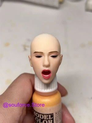 Cabeza de viuda negra pintada 1:6 para figura de acción de 12" muñeca juguetes corporales Foto 1 de 4