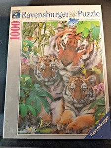 Ravensburger Tiger Family 1000 piece puzzle 20" x 27" Factory Sealed - Picture 1 of 4