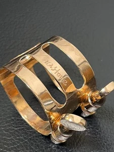 Legatura per sassofono contralto in pietra legno PGP per gomma Selmer - Foto 1 di 7