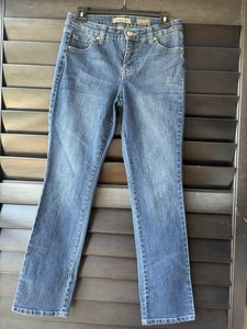 Nine West Vintage America Boho Straight Jeans Size 4 (27) Petite - Picture 1 of 8