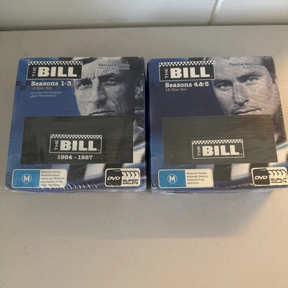 The Bill Season 1-5 DVD Special Edition Wallets 24 Disc Set PAL Factory Sealed - Image 1 of 4
