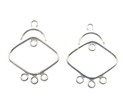 6 Piezas 31X24mm Araña Pendiente Encontrar Joyería Chapada en Plata de Ley Foto 1 de 3