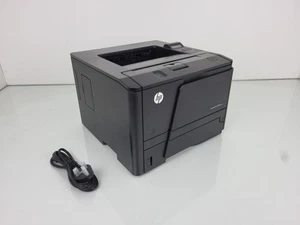 HP LaserJet 400 M401dne Monochrome A4 Duplex Network Printer Desktop 50% Toner - Picture 1 of 9