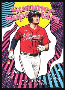 2025 Topps Series 2 Matt Olson #SS-5 Summer Superstars Insert Braves - Picture 1 of 2