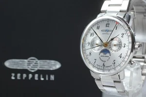 【MINT in Box】 Zeppelin LZ 129 Hindenburg 7036-1 70361 Quartz Men's Watch - Picture 1 of 12