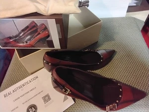 Louis Vuitton Heels. Size 37 ( US 6.5 ) Super Pretty! AUTHENTICATED. BR0066 - Picture 1 of 9