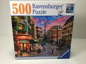 Ravensburger PARISIAN SUNSET 500 Piece Puzzle 19.5x14.25” Softclick Pieces 2017 - Picture 1 of 4