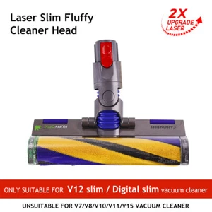 Cabezal limpiador mullido láser delgado Dyson V12 Detect cabezal limpiador de rodillos suaves - Imagen 1 de 10