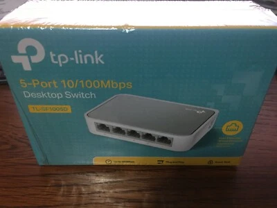 TP-Link TL-SF1005D 5-Port 10/100Mbps Fast Ethernet  Desktop Switch (open box) - Image 1 of 2