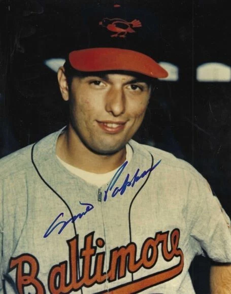 Signed 8x10 MILT PAPPAS Baltimore Orioles Autographed  photo- COA  - Image 1 of 1