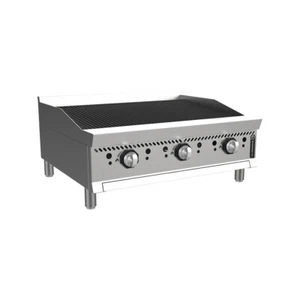 Venancio USA O72LC 72" Countertop Gas Lava Rock Charbroiler w/ (6) Burners, 1... - Picture 1 of 1