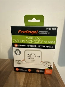 Fireangel Carbon Monoxide Alarm Wireless Wi-Safe 2 10 YEAR W2-CO-10XT - Picture 1 of 2