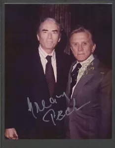 Gregory Peck & Kirk Douglas - Foto autógrafa de celebridades vintage firmada con doble firma - Imagen 1 de 2