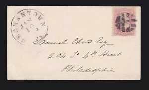 US 64 3c Washington Pink Used on Immaculate Ladies Cover w/ APS Cert SCV $900 - Picture 1 of 3