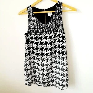 Cabi Hahnentritt weich seidig Tank Top Karriere moderne Kleidung Gr: XS - Bild 1 von 8