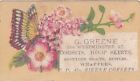 G Greene Corsets Hoop Skirts C P Ala Sirene Corsets Butterfly  Vict Card c1880s