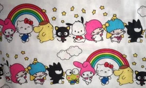 Sanrio Hello Kitty Crafting Fabric Sewing Length Piece 10" x 8" New - Picture 1 of 2