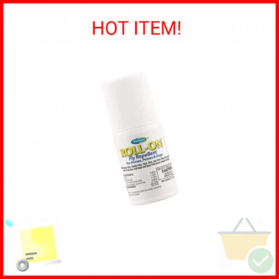 CENTRAL GARDEN & PET Farnam Roll-On Fly Repellent for Horses, Ponies and Dogs 2 Ounces
