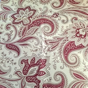 Waverly Rustic Retreat Paisley Fabric 70” x 56” Cotton Blend Home Decor  - Picture 1 of 6