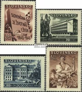 Slowakei 128-131 (kompl.Ausg.) postfrisch 1943 Kulturfonds - Bild 1 von 1