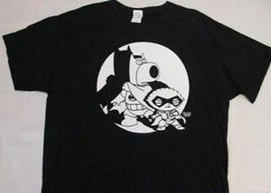 CAMISETA UNISEX NEGRA FAMILY GUY STEWIE & BRIAN AS BATMAN & ROBIN CAMISA - 2XL - Imagen 1 de 2