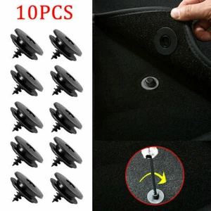 Universal Car Floor Mat Clips Holders Grips Carpet Fixing Clamps Buckles Clips  - Foto 1 di 14