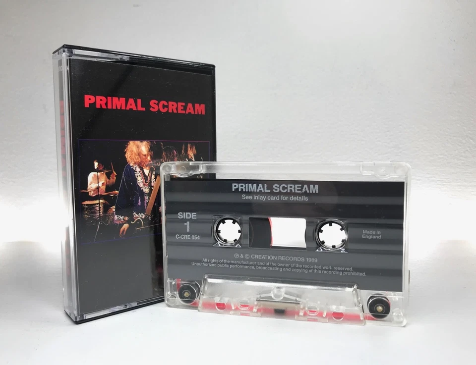 Primal Scream PRIMAL SCREAM Cassette C-CRE054 **UK 1ST ISSUE 1989** EX/NEAR MINT - Image 1 of 4