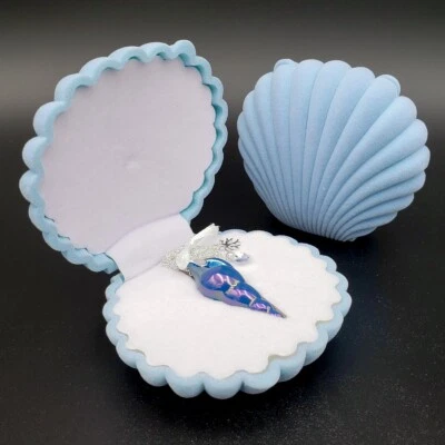 Collar Colgante Sirena Stardew Valley con Dije de Cristal en Caja de Almejas Foto 1 de 2