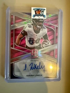 2024 Panini Spectra Isaiah Likely Signatures Pink /15 - Bild 1 von 2