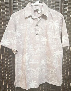 MADE IN HAWAII Marke Herren Hawaiihemd mit Knopfleiste tropisch rot Größe L - Bild 1 von 6