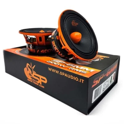 2 SP Audio SP6MM Diffuseur Midrange 16,5 CM 165 MM 6,5 " Sensibilité 98,1 DB Car - Photo 1/4