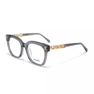 NEWCHANEL New Large Frame Women's Gray Eyeglasses Frames Jewelry Gift HOT! - Picture 1 of 9