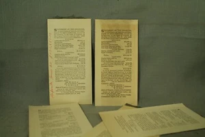 lot of 5 Bank of Bridgewater Virginia antique old Financial statements 1904 1905 - Picture 1 of 2