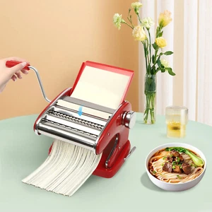 Pasta Maker & Roller Machine Noodle Spaghetti&Fettuccine Maker Health 2.36in New - Picture 1 of 64