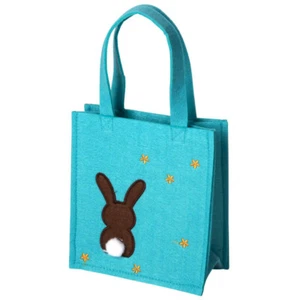 Bolsa de fieltro de Pascua turquesa bolsa de regalo Pascua embalaje de regalo nido de Pascua - Imagen 1 de 4
