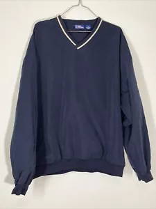PGA Tour Mens Blue Windbreaker Vest XL Polyester Pullover - Picture 1 of 3