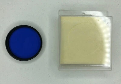 Tiffen 62mm 80B Blue Filter with Case  Made in the U.S.A. - Used - Image 1 of 4