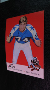 1969 TOPPS FOOTBALL SET, #53 Bob Lilly, Dallas Cowboys, NRMT