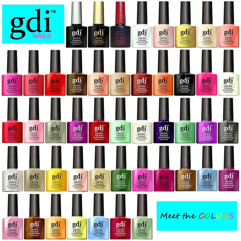 GDi Nails UV LED Soak Off Gel Nail Polish Varnish *F