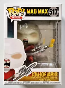 Mint in Mint Box Funko Pop Movies Mad Max - Coma-Doof Warrior #517 - Bild 1 von 6